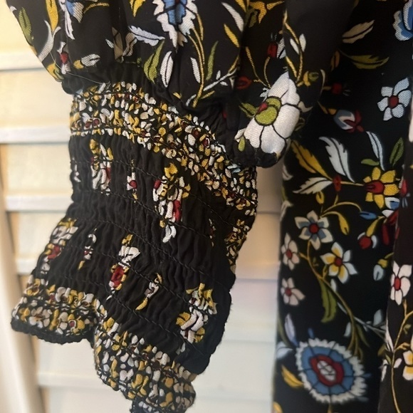 ZARA New Printed Round Neck Mini Dress babydoll - Picture 6 of 10